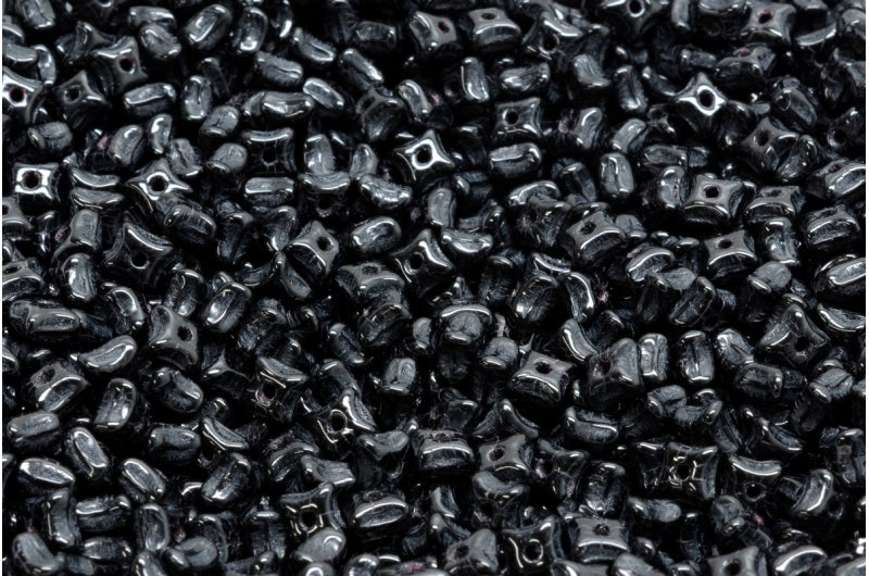 Orion Beads, Black (23980), Glass, Czech Republic