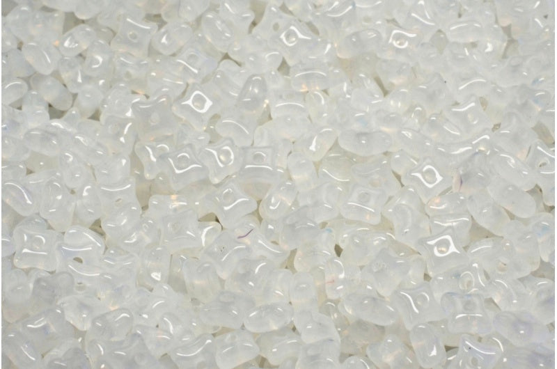 Orion Beads, White (02010), Glass, Czech Republic