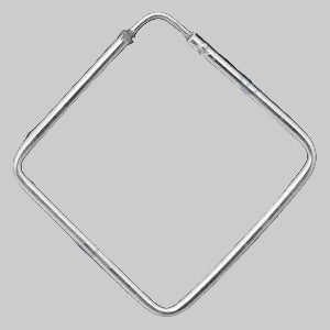 ピアス – シルバー925 – フープピアス (25×25 mm)