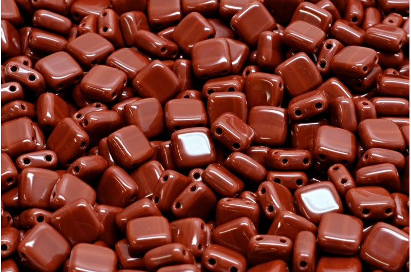 2穴プレスタイルビーズ、13630(13630)、ガラス、チェコ共和国