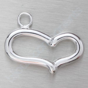 Pendant – Sterling Silver 925 – heart (15×20 mm)