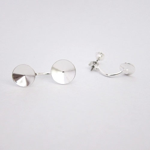 Titanium Stud Earring Findingss (beds) for rivoli 1122 10 mm and 12 mm (behind-the-ear)