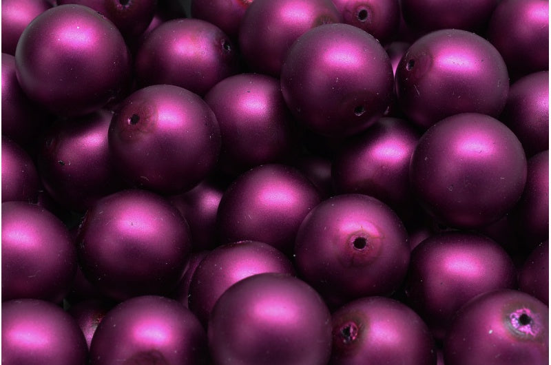 圆珠,白色 70196 (02010-70196),玻璃,捷克共和国