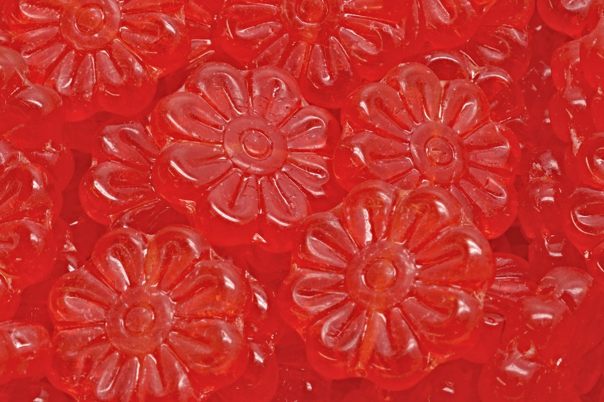Daisy Flower Bead, R0908 (R0908), Glass, Czech Republic