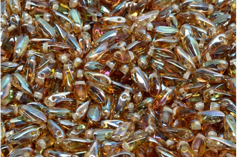 出口 10 克匕首珠,2.5 x 8 毫米,水晶 22501 (00030-22501),玻璃,捷克共和国