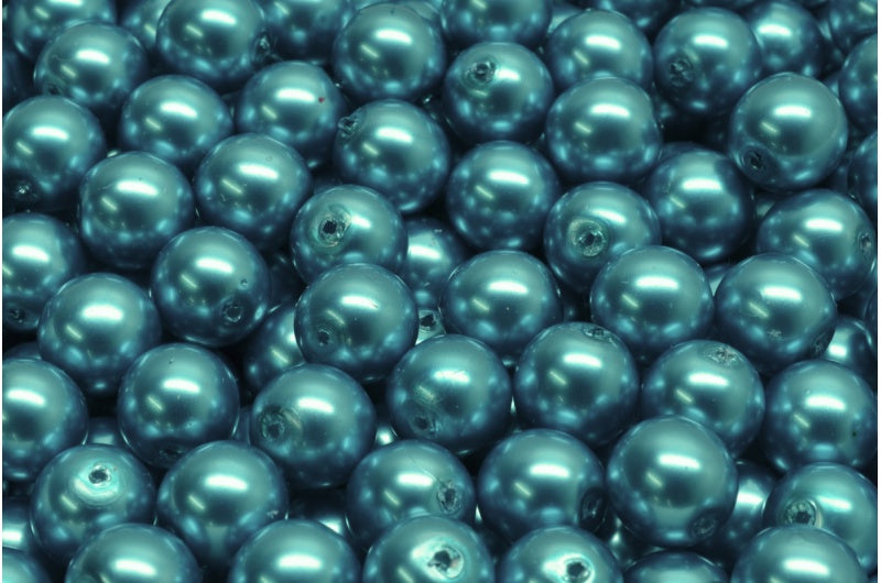 アウトレット 10グラム ラウンドドラックビーズ、8 x 8 mm、ホワイト 70469 (02010-70469)、ガラス、チェコ共和国