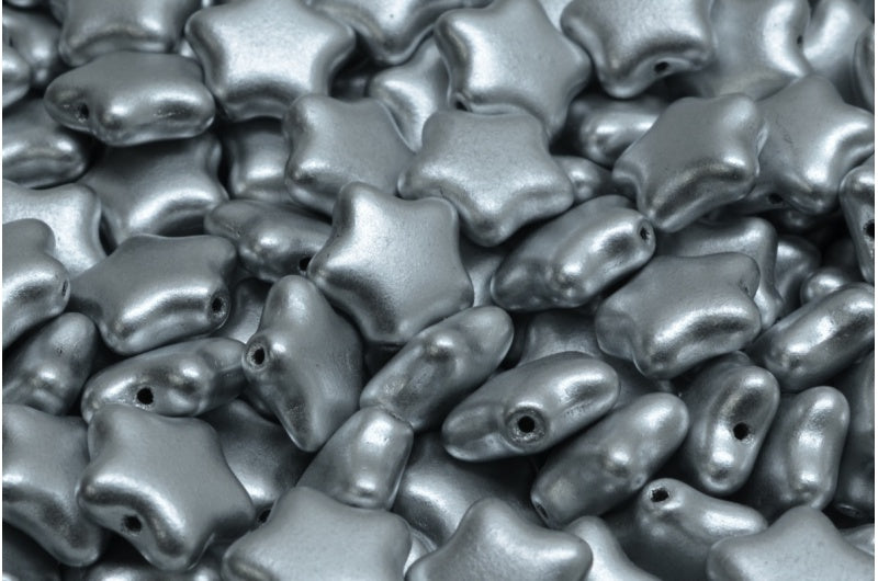 フラットスタービーズ、クリスタルシルバーマット(00030-01700)、ガラス、チェコ共和国