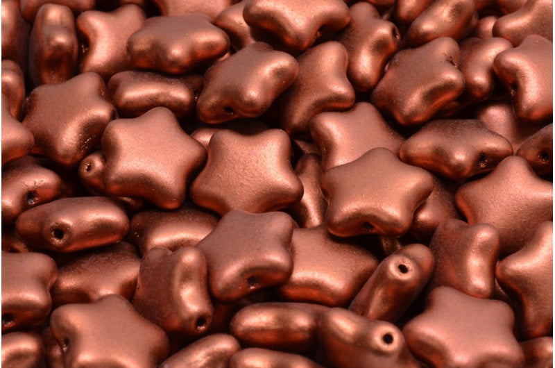 フラットスタービーズ、クリスタルコッパーマット(00030-01750)、ガラス、チェコ共和国