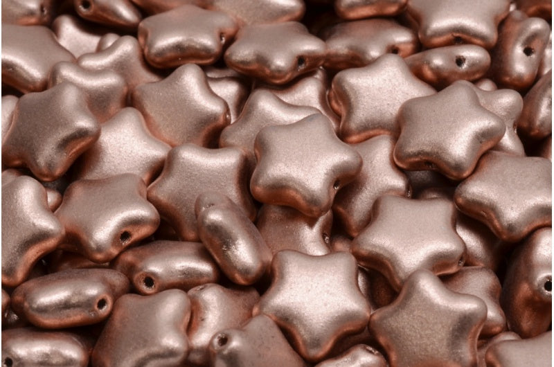 フラットスタービーズ、クリスタルライトヴィンテージ銅(00030-01770)、ガラス、チェコ共和国