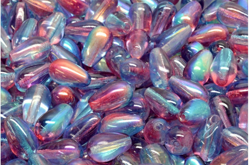 ドロップビーズ、クリスタル 48113 (00030-48113)、ガラス、チェコ共和国