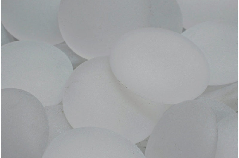 カボションビーズ、クリスタルマット(00030-84100)、ガラス、チェコ共和国