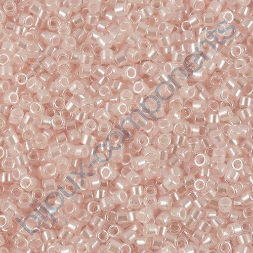 Miyuki Delica Glass Seed Beads, Ceylon Baby Pink (#0234), Glass, Japan