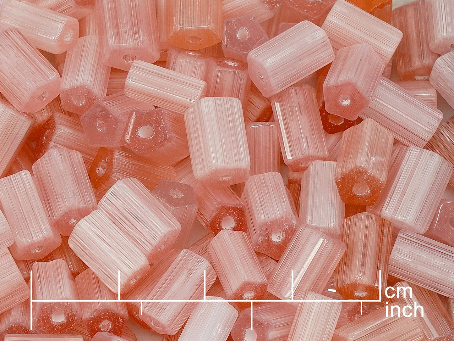 OUTLET 10 克 Atlas Satin Vintage 珠子,其他 x 毫米,粉红色(粉色),玻璃,捷克共和国