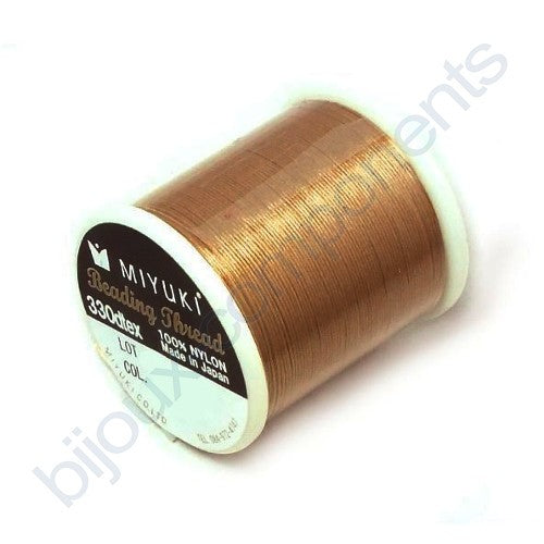 Miyuki Nylon Beading Thread, Gold (5), Glass, Japan