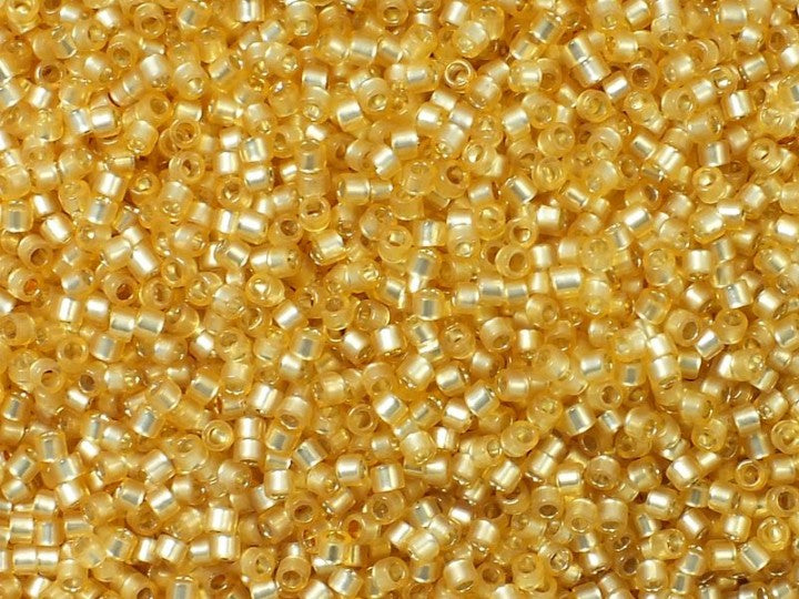 TOHO トレジャーシードビーズ ロカイユ シルバーライン ミルキーライトトパーズ () ガラス製 日本製