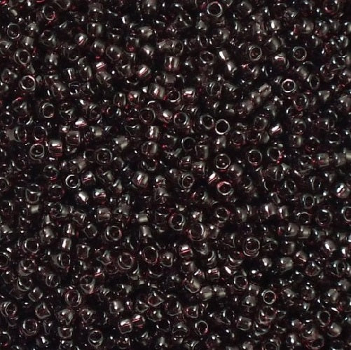 TOHO ラウンドシードビーズ ロカイユ 透明アメジスト(#6C)ガラス製 日本製