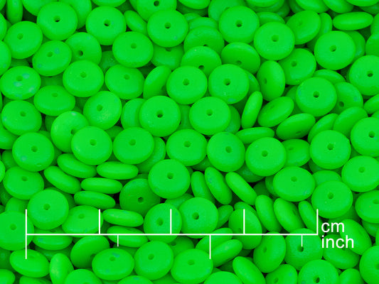 OUTLET 10 克太空盘珠,6 x 6 毫米,白色 79750 (02010-79750),玻璃,捷克共和国