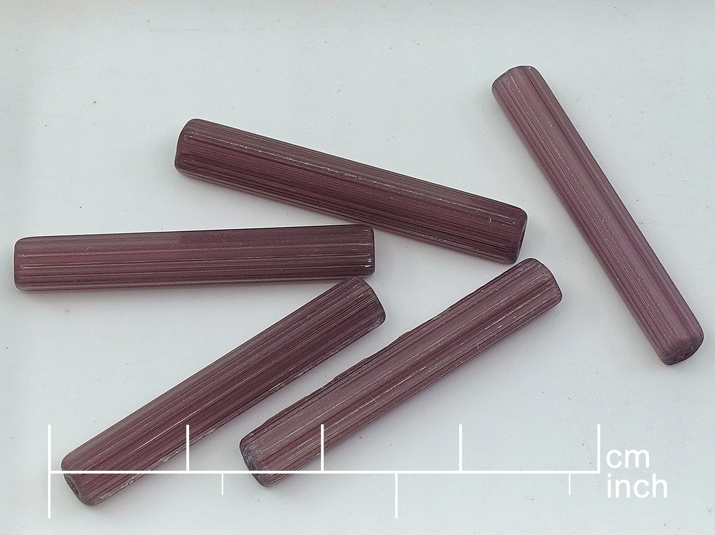 OUTLET 10 克 Atlas Satin Vintage 珠子,其他 x 毫米,紫色(紫红色),玻璃,捷克共和国