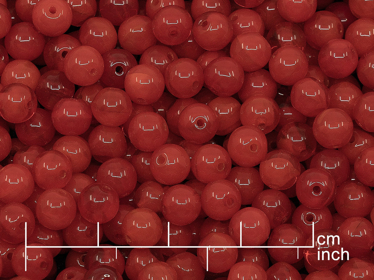 OUTLET 10 克圆形 Druck 珠子,蛋白石橙色(91230),玻璃,捷克共和国