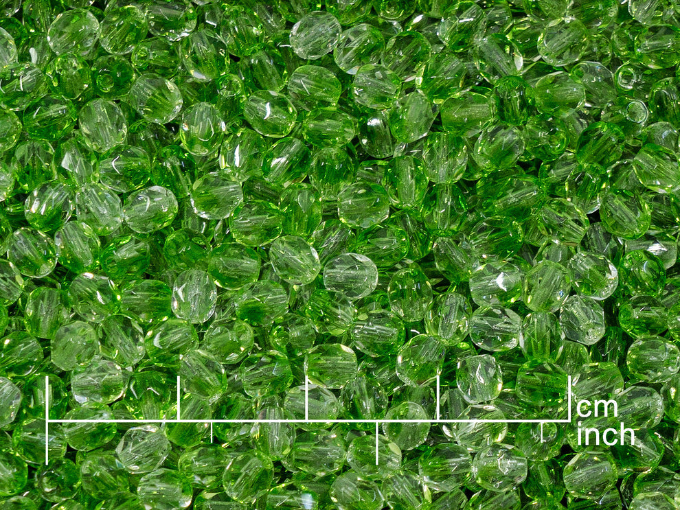 OUTLET 10 grams Faceted Round Fire Polished Beads, 4 x 4 mm, 50051 (50051), Glass, Czech Republic