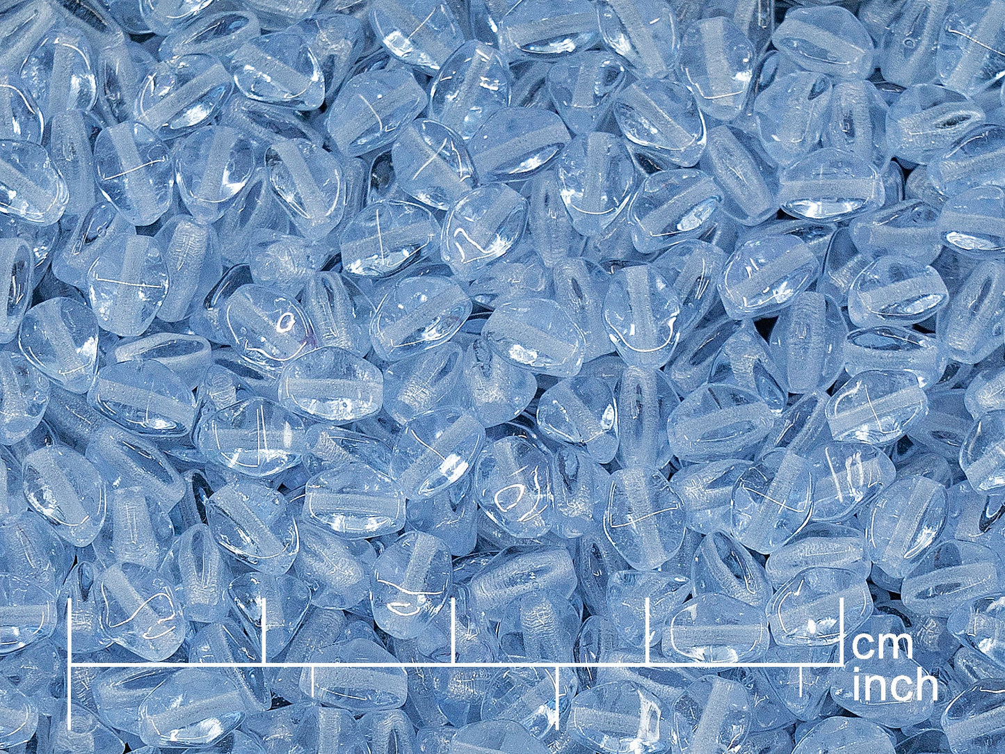 OUTLET 10 克捏珠,5 x 5 毫米,透明浅紫水晶 (20210),玻璃,捷克共和国