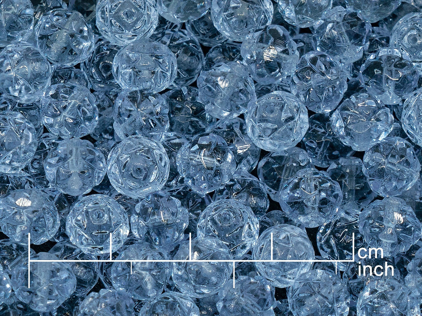 OUTLET 10 克大教堂刻面火抛光珠,透明浅紫水晶 (20210),玻璃,捷克共和国