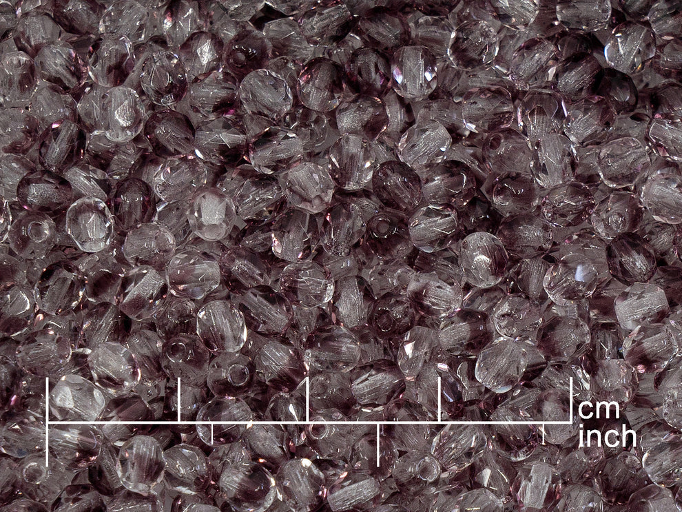 OUTLET 10 grams Faceted Round Fire Polished Beads, 4 x 4 mm, 20081 (20081), Glass, Czech Republic