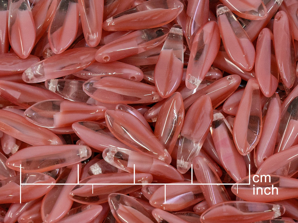 OUTLET 10 克匕首珠,5 x 16 毫米,76010 (76010),玻璃,捷克共和国