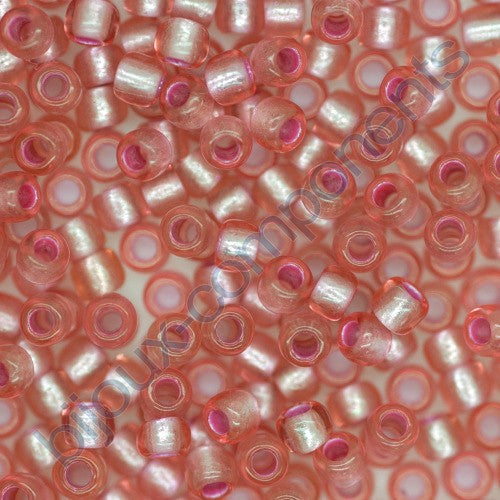 TOHO ラウンドシードビーズ ロカイユ シルバーライン アーモンドブロッサム (# 2201) ガラス製 日本製
