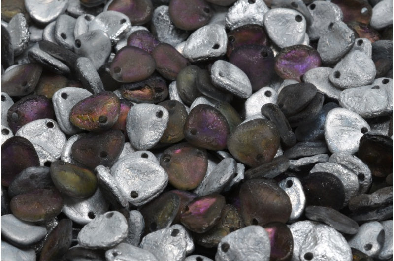 Rose Petal Beads, Crystal Etched 29536 (00030-ETCH-29536), Glass, Czech Republic