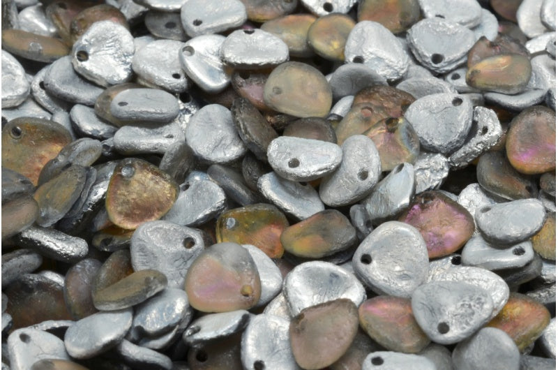 ローズペタルビーズ、クリスタルエッチング 28002 (00030-ETCH-28002)、ガラス、チェコ共和国