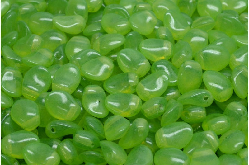 Tulip Petal Beads, Crystal 20012 (00030-20012), Glass, Czech Republic