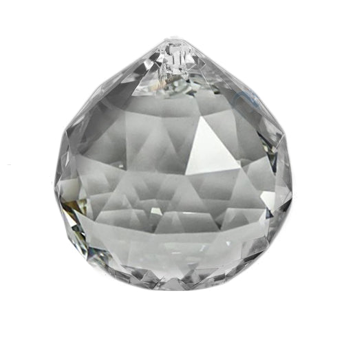 Chandelier Pendant Trimming Round Hand Cut, Crystal Clear Colorless, Czech Bohemia Crystal Glass