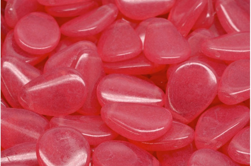 アネモネの花びらビーズ、クリスタル 20007 (00030-20007)、ガラス、チェコ共和国