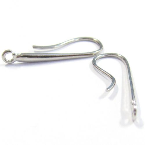 Afro Earring hook long and with eye, approx. 23x2 mm