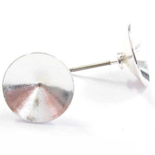 Titanium bead with a pot (bed) for rivoli 1122