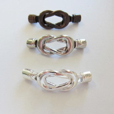 Magnetic knot clasp, approx. 37 mm/13 mm