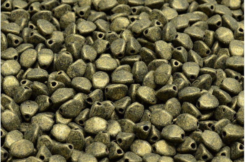 ピンチビーズ、ブラックイリオド(23980-IRIOD)、ガラス、チェコ共和国