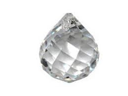 Chandelier Pendant Trimming Round 8550, Crystal Clear Colorless, Czech Bohemia Crystal Glass