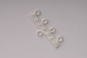 Connector 4-row decorated (23 mm) - Different Colors