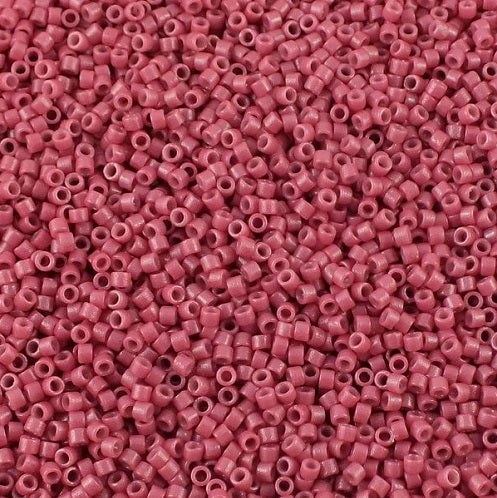 Miyuki DELICA Seed Beads Rocailles, Duracoat Opaque Pansy (# DB2118), Glass, Japan