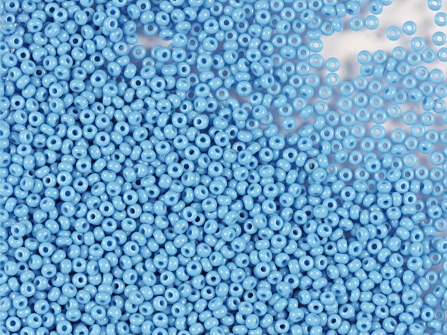 Wholesale (1kg / 500g) Preciosa Ornela 2-Cut Rocaille, Loose, Turquoise (63050), Glass, Czech Republic, OUTLET