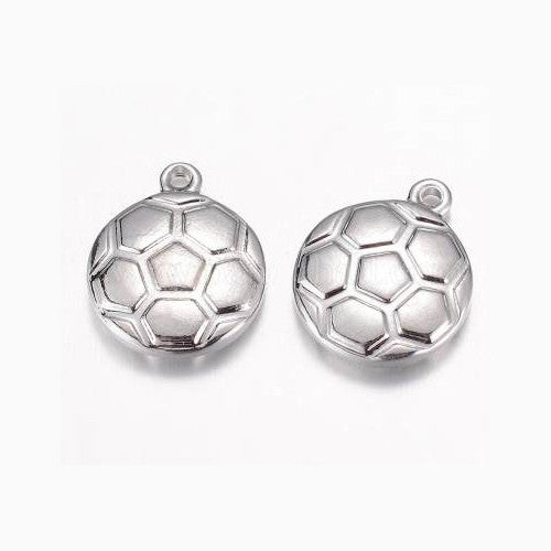 Pendant - ball, approx. 15 mm, Stainless Steel 304