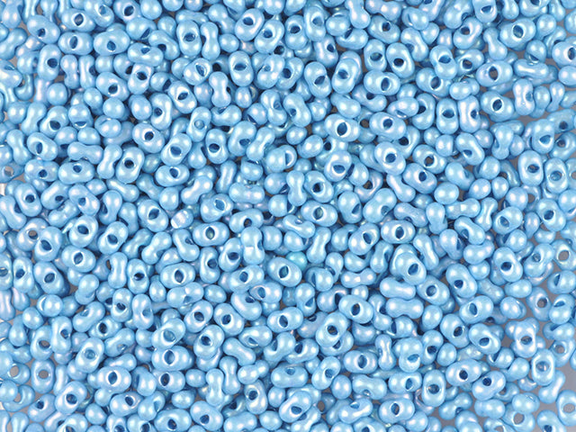プレシオサ オルネラ シードビーズ コーティング 1kg 丸穴 ルース ブルー (16436) ガラス製 チェコ共和国 アウトレット