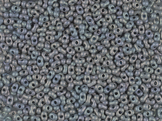 プレシオサ オルネラ シードビーズ コーティング 1kg 丸穴 ルース グレー (16449) ガラス製 チェコ共和国 アウトレット