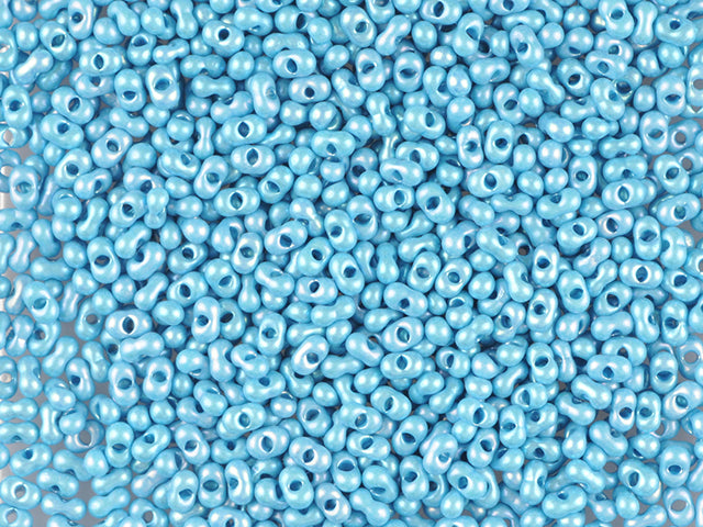 1 kg プレシオサ オルネラ シードビーズ コーティング 丸穴 ばら売り ブルー (16465) ガラス製 チェコ共和国 アウトレット