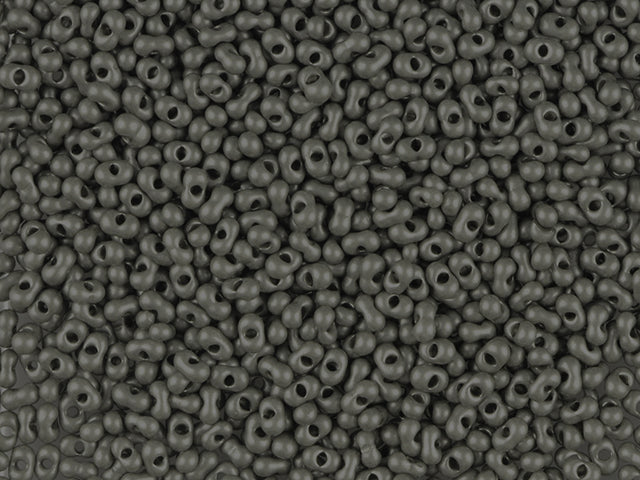 Wholesale (1kg / 500g) Preciosa Ornela Seed Beads Coated, Round Hole, Loose, Green Metallic Dyed Chalkwhite (16749), Glass, Czech Republic, OUTLET