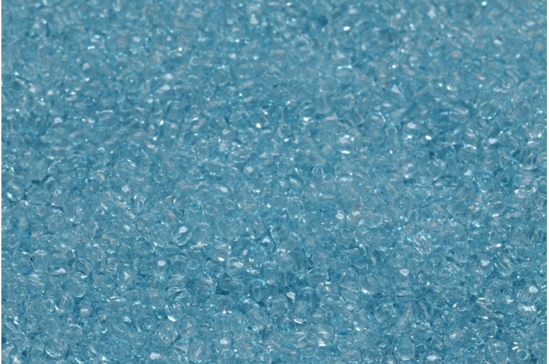 ファセットラウンドファイアポリッシュビーズ、クリスタル45013(00030-45013)、ガラス、チェコ共和国