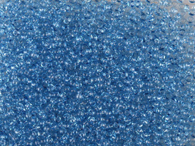 1 kg Preciosa Ornela Seed Beads Coated, Round Hole, Loose, Blue 2 Dyed Crystal (01132), Glass, Czech Republic, OUTLET