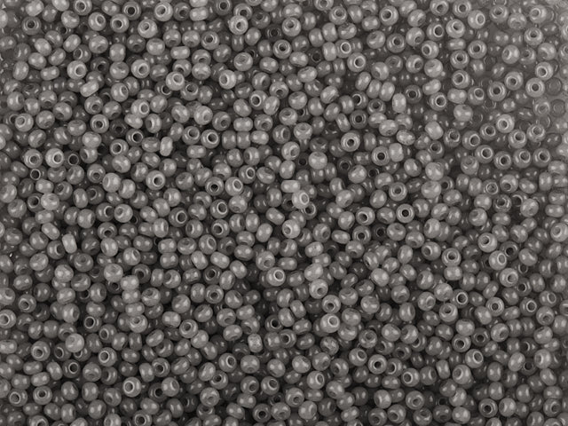 1 kg プレシオサ オルネラ シードビーズ コーティング 丸穴 ルース グレー 2色染めアラバスター (02141) ガラス チェコ共和国 アウトレット